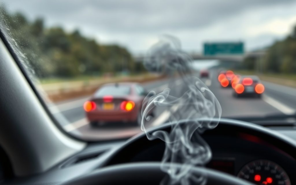 Zapach spalenizny w samochodzie: co sprawdzić po dymie, swędzie i przy różnych źródłach