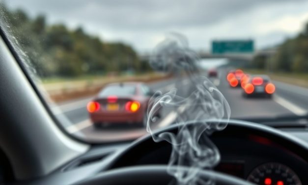 Zapach spalenizny w samochodzie: co sprawdzić po dymie, swędzie i przy różnych źródłach